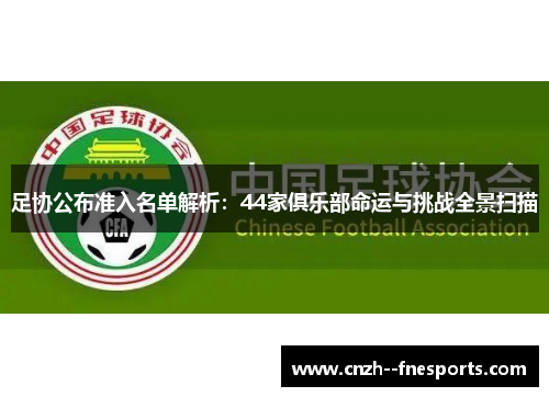 足协公布准入名单解析:44家俱乐部命运与挑战全景扫描 足协公布准入名单解析:44家俱乐部命运与挑战全景扫描